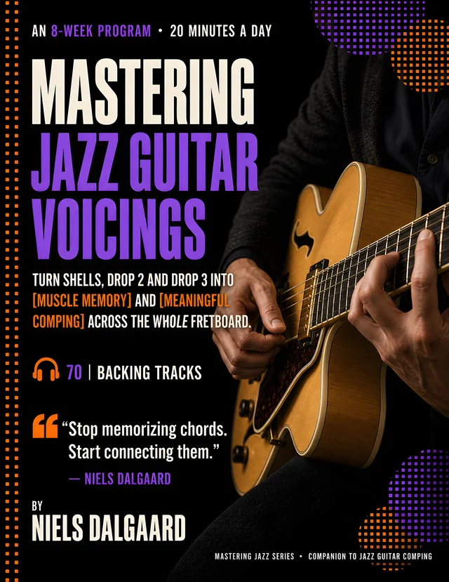 Mastering Jazz Guitar Voicings book cover