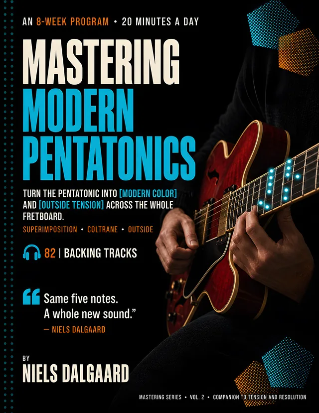 Mastering Modern Pentatonics book cover